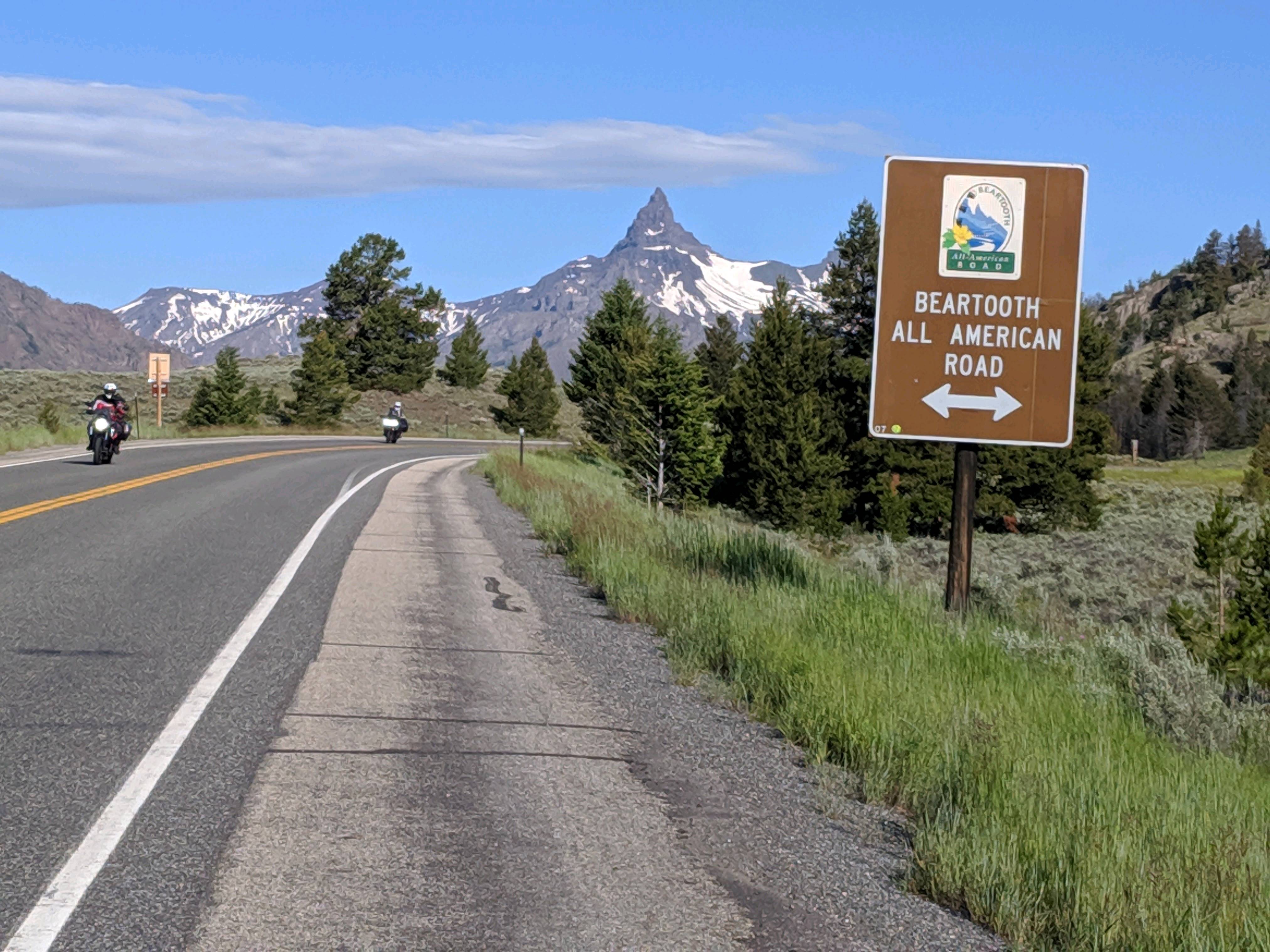 Beartooth Pass Route Ref. 35036 Motorcycle Roads